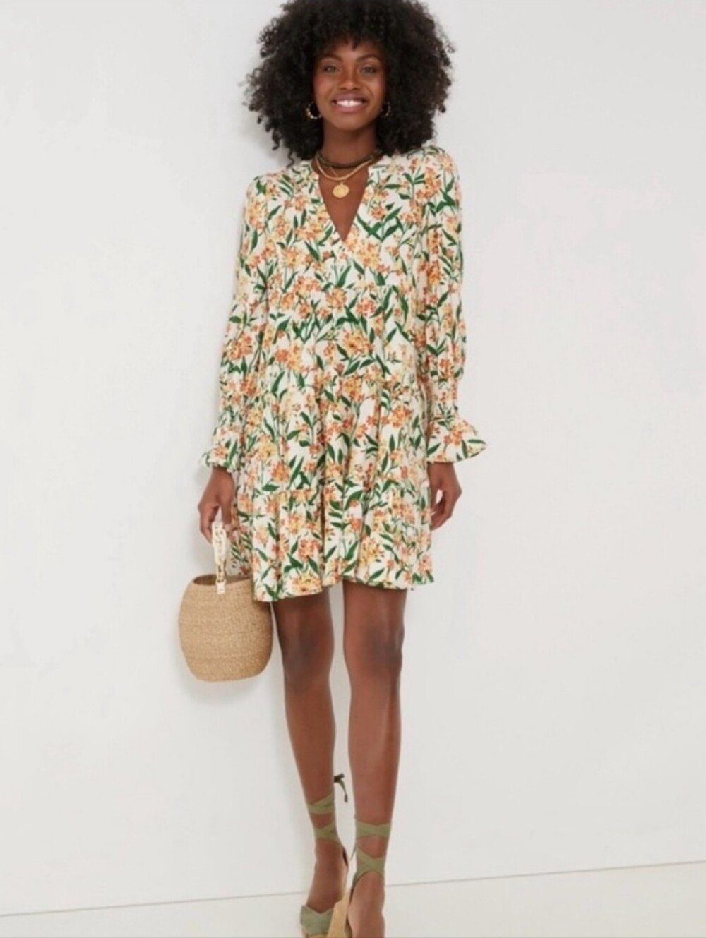 NEW Tuckernuck Pomander Place Bermuda Blossom Floral Kenzo Summer Dress Size XL - Picture 13 of 13